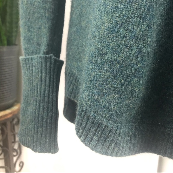 MAX STUDIO Cashmere | 100% Cashmere Green turtleneck sweater |Women’s Size Small - Picture 4 of 7